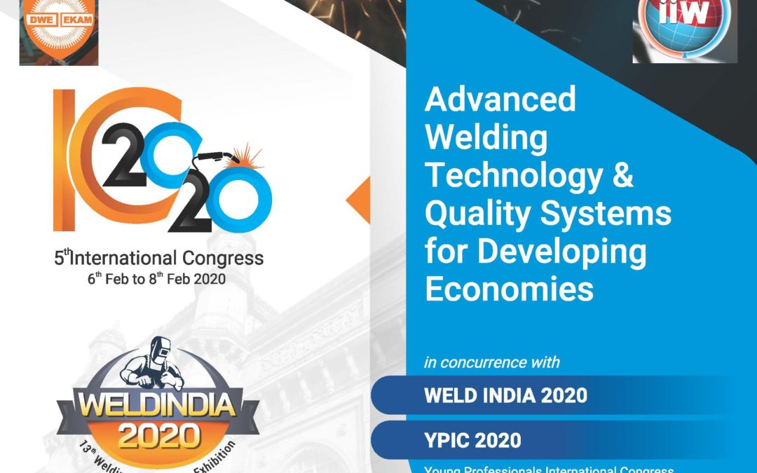 Pozvánka na 5th mezinárodní kongres WELD INDIA 2020